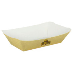 Barquetas de cartón kraft para fritos 780 cc 1 a 4 Tintas + Barniz