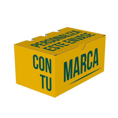 Caja para Fritos Blanco (1-4 tintas) | Personalizado Premium