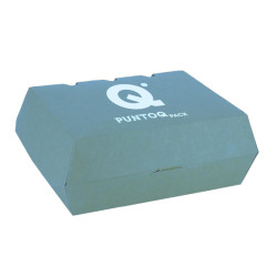 Caja Menú Cartón Kraft Antigrasa 2 Tintas 2 Caras
