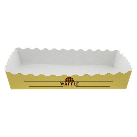 Bandeja Cartón Kraft Confiteria Ondina 1 a 4 Tintas +  Barniz