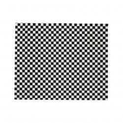 PAPEL ANTIGRASA CUADROS NEGROS 31X38CM