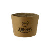 Fundas para vasos de cartón 8oz Impresa 1 Tinta