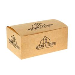 Caja Fritos Pequeña Kraft Autom. C/ Tapa 1 a 4  Tintas +  Barniz