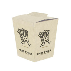 Cofre de Patatas Grande Blanco Impreso 1 a 4 Tintas + Barniz