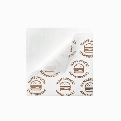 Bolsa corte lateral Antigrasa Blanca 40gr/m² 17x16 impreso