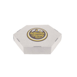 Caja Especial Tortillas Cartón Blanco 20 x 20 x 5 cm Impresa