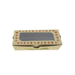 Ensaladera kraft con ventana 480 cc 1 - 2 Tintas + Barniz