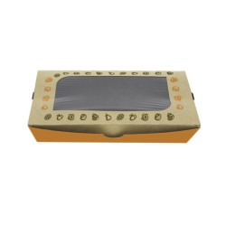 Ensaladera kraft con ventana 730 cc  1 - 2 Tintas + Barniz