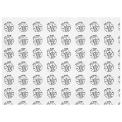 Pliego Antigrasa Blanco 31 x 24.5 cm 40 gr. Impreso