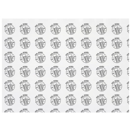 Pliego Antigrasa Blanco 31 x 24.5 cm 40 gr. Impreso