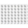 Pliego Antigrasa Blanco 31 x 24.5 cm 40 gr. Impreso