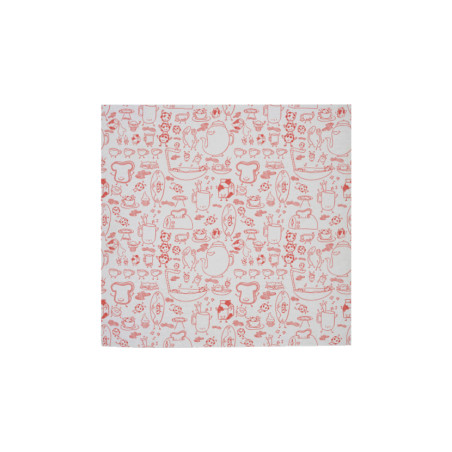 Pliego Papel antigrasa blanco 32 gr/m² (29x30 cm) Personalizado