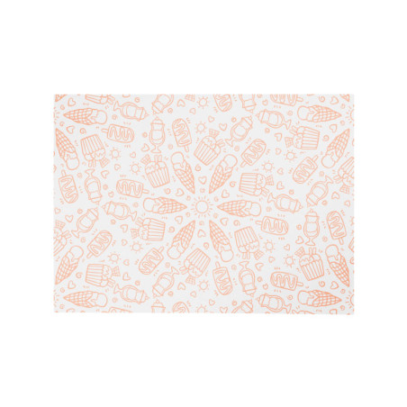 Pliego Papel antigrasa blanco 32 gr/m² (29x40 cm) Personalizado
