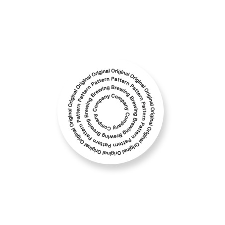 Etiqueta Redonda 3cmØ  Polipropileno blanco EPS T25 - R 500 Impresa 