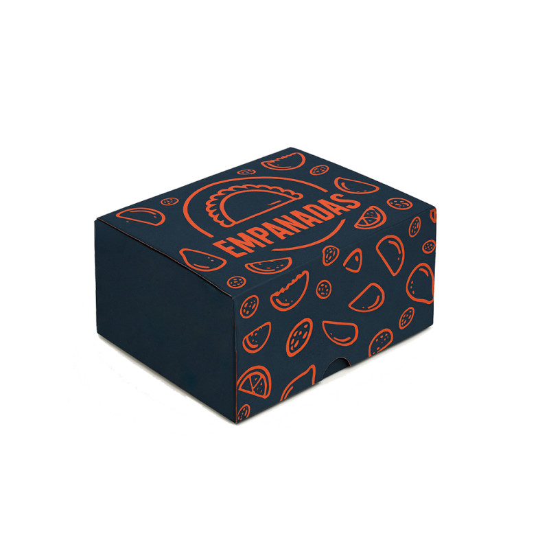 Caja para Fritos KraftEco (1-2 tintas) | Personalizado Premium