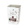 Estuche Fondo Automatico 8x8x15,5cm Cartón Reciclado Madera 300 gr/m² Impreso 1 T + Barniz Brillo