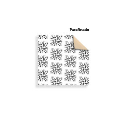 Pliego Celulosa Blanco 24 gr. 20x20.6 cm 1 Tinta Parafinado 2 caras