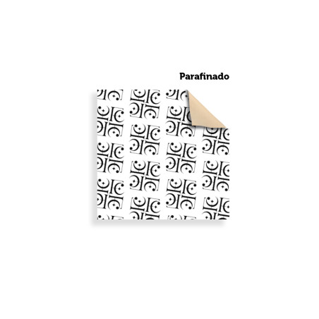 Pliego Celulosa Blanco 24 gr. 20x20.6 cm 1 Tinta Parafinado 2 caras