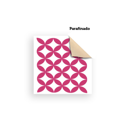 Pliego Papel Celulosa Blanco 24 gr/m² ( 26 x 26 cm)  Parafinado 2 Caras Impreso