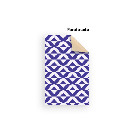 Pliego Papel Antigrasa Blanco 32 gr parafinado cara impresa 27 x  17,5  cm