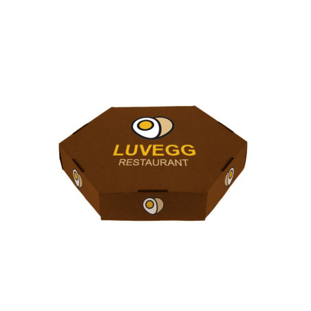 Caja Especial Tortillas (26Ø) Cartón Marrón Personalizada 1-2 Tintas