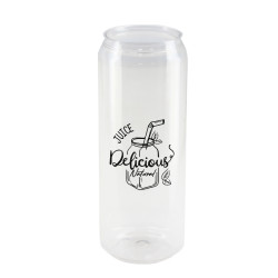 Latas PET para bebidas frías 500 ml Impresa 1 tinta