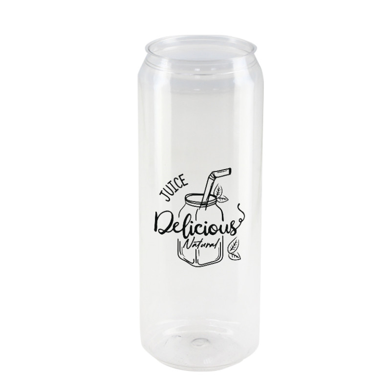 Latas PET para bebidas frias 500 ml Impressa 1 tinta