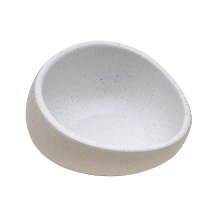 Bol de melamina reutilizable michelin sand/white 9.24Øx5cm