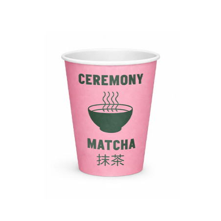 Vasos de cartón blanco para café personalizados impresión digital 1-4 tintas