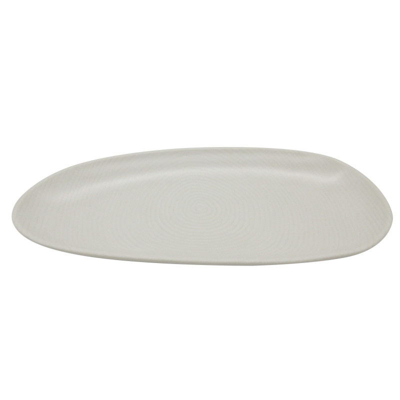 Plato de melamina reutilizable batik 30.7x15x3cm