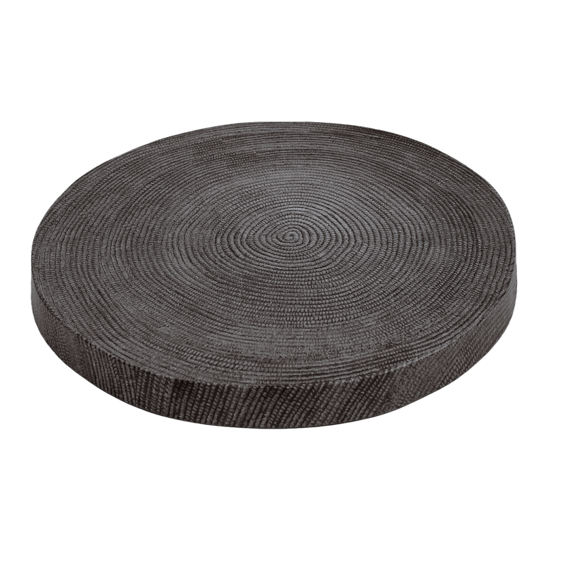 Bandeja de melamina reutilizable lines 33.5Øx3cm