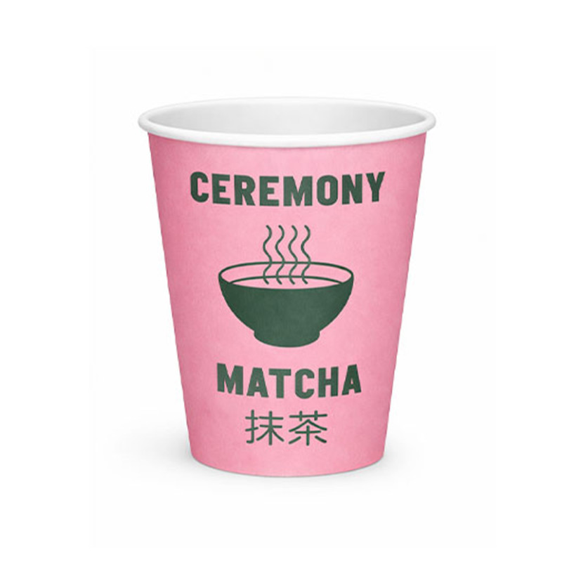 Vasos de cartón blanco para café personalizados impresión digital 1-4 tintas