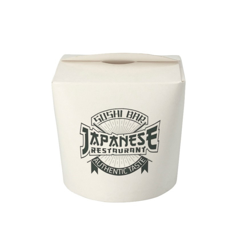 Envases de cartón blanco oriental (750cc) Personalizado 1 tinta