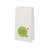 Bolsas de papel blancas grandes sin asas (26+14x40cm) Personalizada