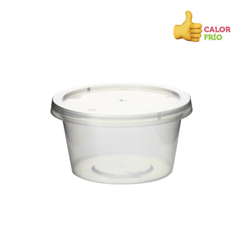 TARRINA PARA SALSAS TRANSPARENTE CON TAPA 120CC TARRINA PARA SALSAS TRANSPARENTE CON TAPA 120CC