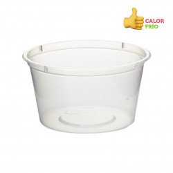 TARRINA PARA SALSAS TRANSPARENTE CON TAPA 120CC