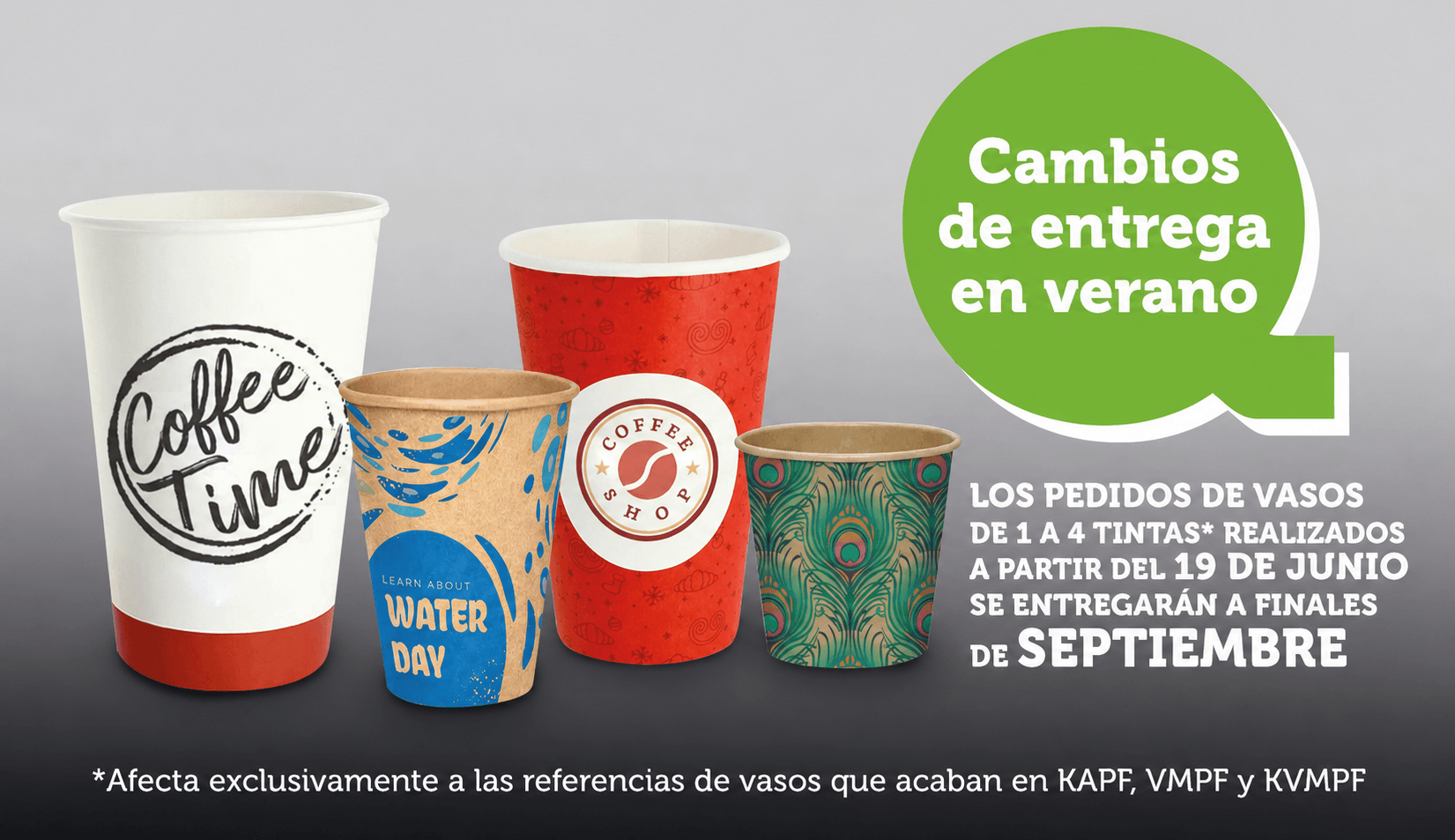 Cambios de entrega en verano